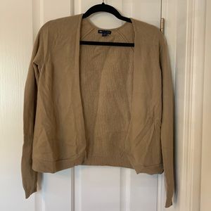 100% Cashmere Open Cardigan